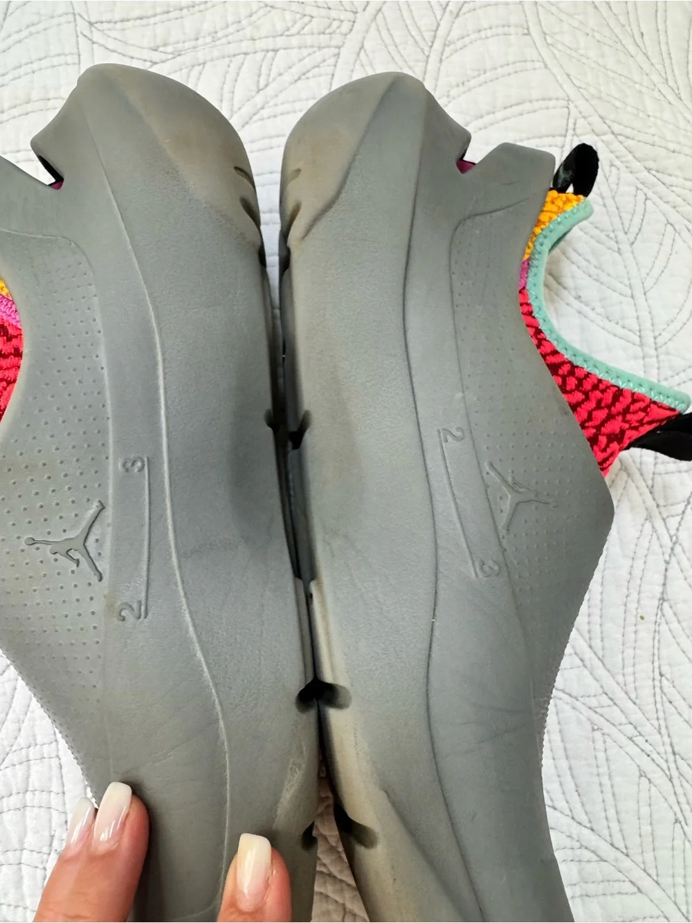 Nike Jordan System.23 Gray Slip-On Clog with Removable Sock Insert Men’s 11